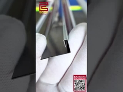 10mm Smart Flat Edge Tile Trim Cromo Metal Angolo Trim per gli angoli esterni