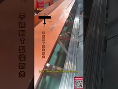 T-Trim in acciaio inossidabile da 800 kg/m testato - Protezione bordo di grado marino con garanzia di 20 anni per acqua salata