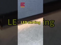 Smart LED Aluminum Skirting Board. L'illuminazione impermeabile e RGB. Aggiornamento istantaneo di casa di lusso!