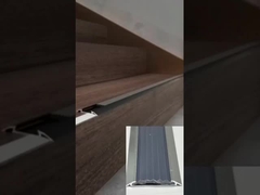 Flessibile non scivoloso di alluminio Scala Nose bordo Trim Flat Step Tread Trim