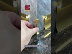 Smart LED Aluminum Skirting Board. Installazione wireless. Creare effetti luminosi galleggianti in 10 minuti!