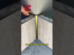 Profilo in alluminio per pannelli a parete | Rifinitura elegante per interni domestici moderni #aluminumtrim