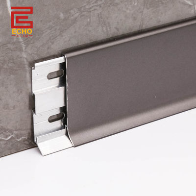 qualità  Aluminium Skirting Board Profiles Waterproof Skirting Baseboard Covers fabbrica