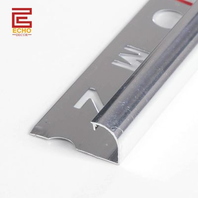 Aluminio lucidato bordo rotondo Piastrelle di parete Metallo Piastrelle di bordo Trim personalizzabile