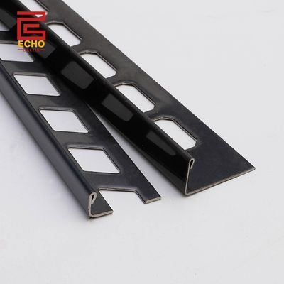 Durabe Black Tile End Cap Trim In acciaio inossidabile