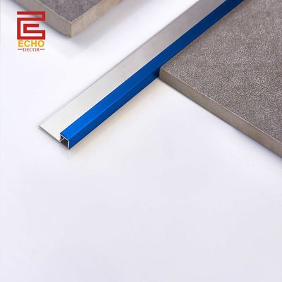Acciaio inossidabile blu Decorativo Bullnose Trim Ceramica Parete Piastrelle Bordatura