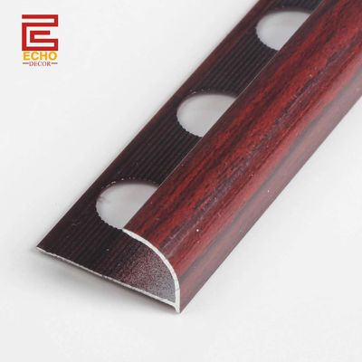 Legno di alluminio Look Piastrelle Trim Attorno Piastrelle Trim Backsplash Piastrelle angolo Trim Finishing