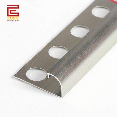 1 4 Rotondo Champagne Piastrelle di bronzo Trim Piastrelle di alluminio bordo Profil di stampaggio 2,7m