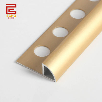 Decorazione di piastrelle in alluminio Quarter Round On Tile Metal Border Tile Edge Trim