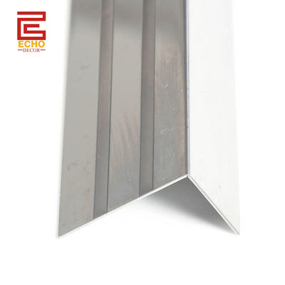 Non Slip Stair Nosing Trim Piastrelle in acciaio inossidabile Scale Edge Trim resistente alla corrosione