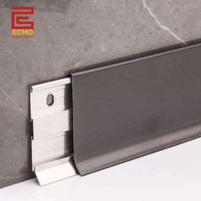 Profili di scaffalatura in acciaio inossidabile grigio 12 mm Strisce di bordo