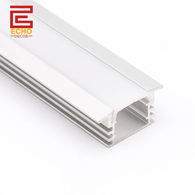 Profili a LED in argento da 15 mm di alluminio a LED a striscia