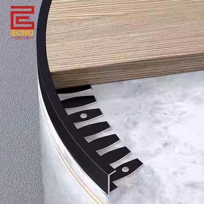 Strette di transizione per pavimenti curvi in alluminio per pavimenti laminati