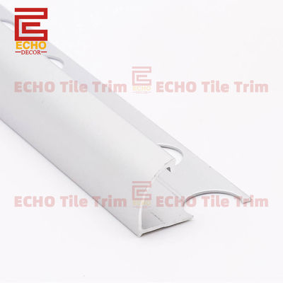 11mm Bullnose Edge Piastrelle in alluminio Trim Wall Tile Profili angolari