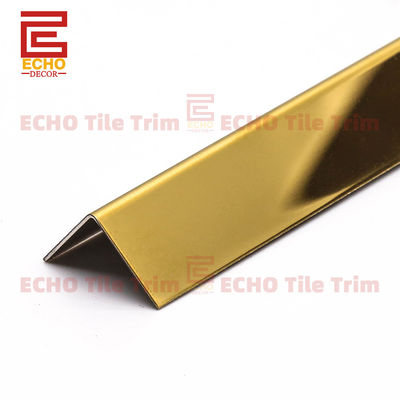 Protective 15mm oro in acciaio inossidabile piastrelle di guarnizione esterno angolo guarnizione