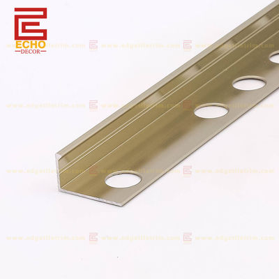 12.5 mm di alluminio a bordo retto di piastrelle di rifinitura di piastrelle con spessore personalizzato