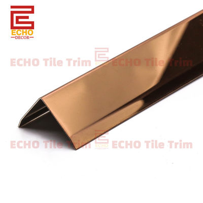 Lunghezza 2-3m/Personalizzata Piastrelle esterne in acciaio inossidabile Trim Ss Corner Molding con basso mantenimento
