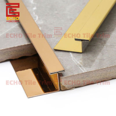 2m Satin in acciaio inossidabile T Strips di transizione di pavimento di stampaggio separare senza soluzione di continuità i diversi materiali di pavimento nelle porte
